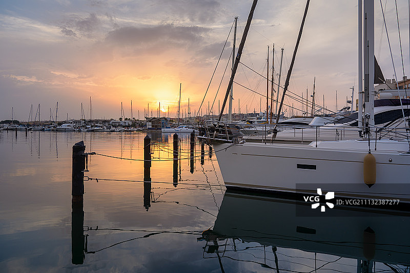 阿格德角日落图片素材