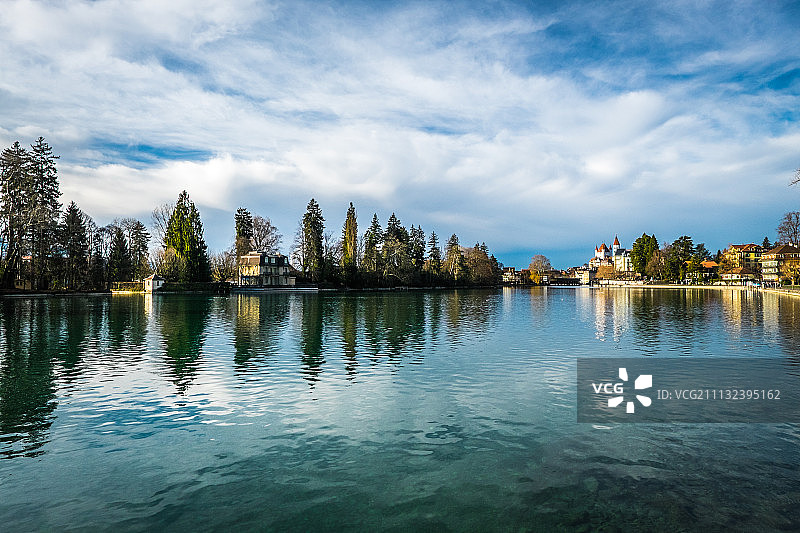 瑞士图恩风光图片素材