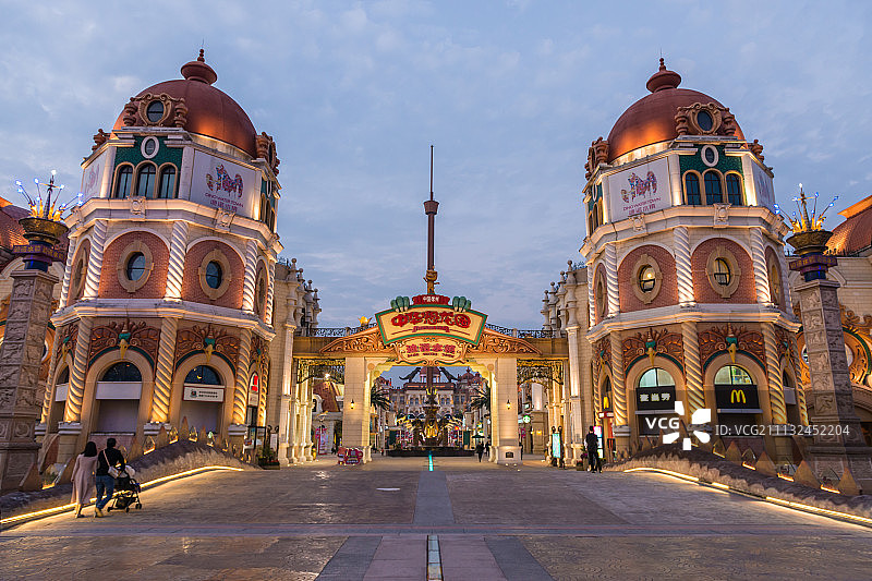 常州中华恐龙园商业服务区迪诺小镇图片素材