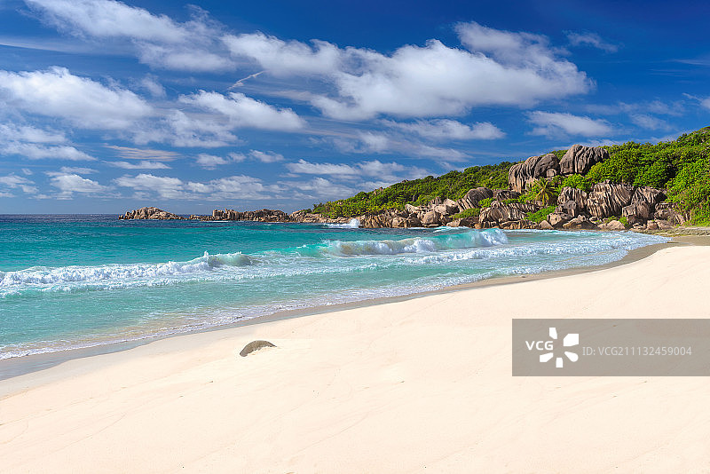 拉迪格岛风光图片素材