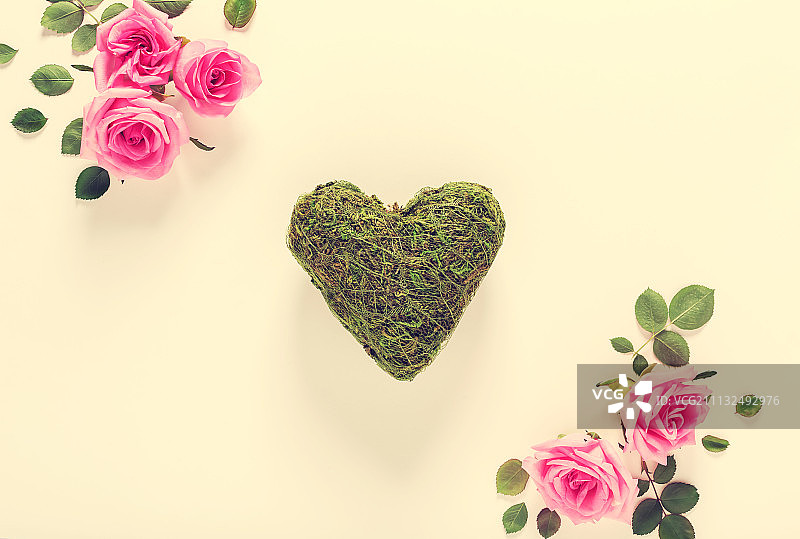 情人节玫瑰花瓣主题图片素材