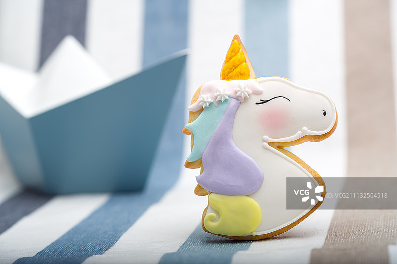 独角兽饼干图片素材