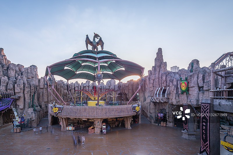 常州中华恐龙园内景库克苏克图片素材