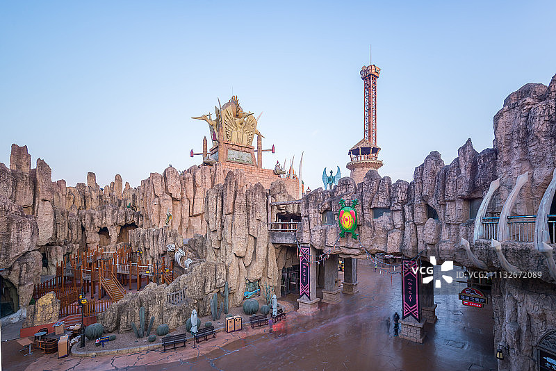 常州中华恐龙园内景库克苏克图片素材