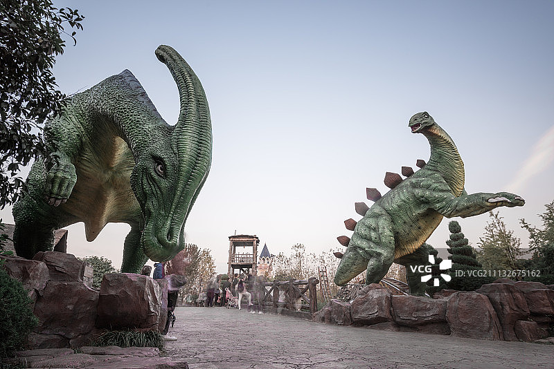 常州中华恐龙园内景图片素材
