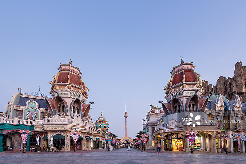 常州中华恐龙园内景进口图片素材