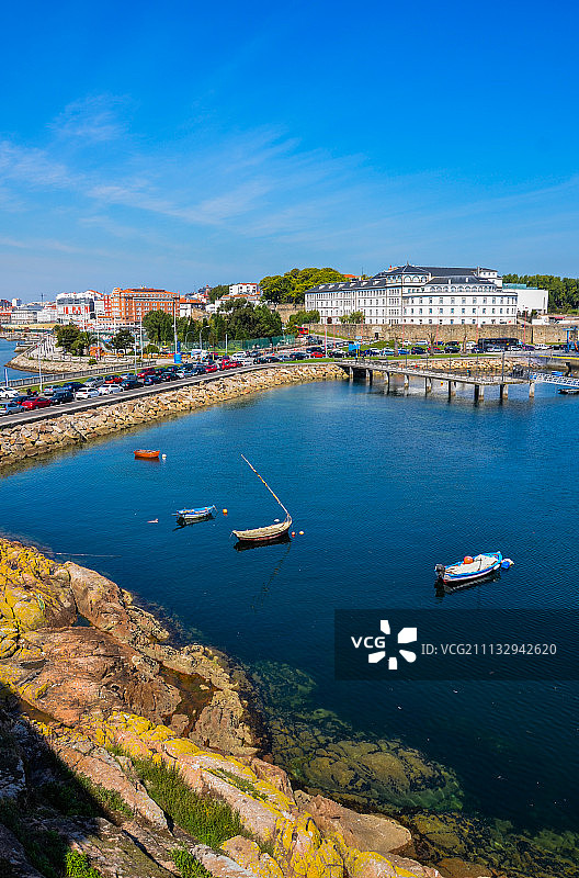 西班牙拉科鲁尼亚图片素材