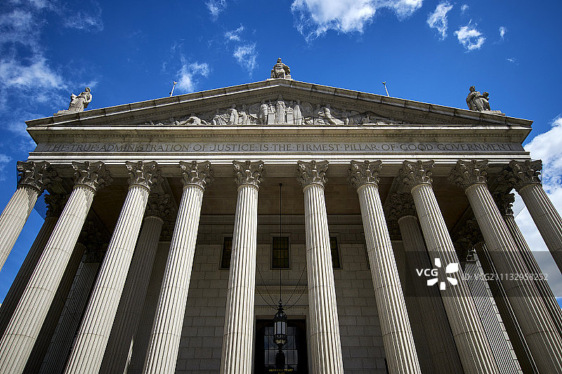 纽约最高法院图片素材