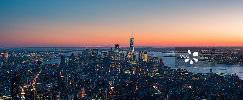 纽约城市天际线图片素材