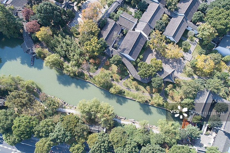 Aerial Donglin Academy图片素材