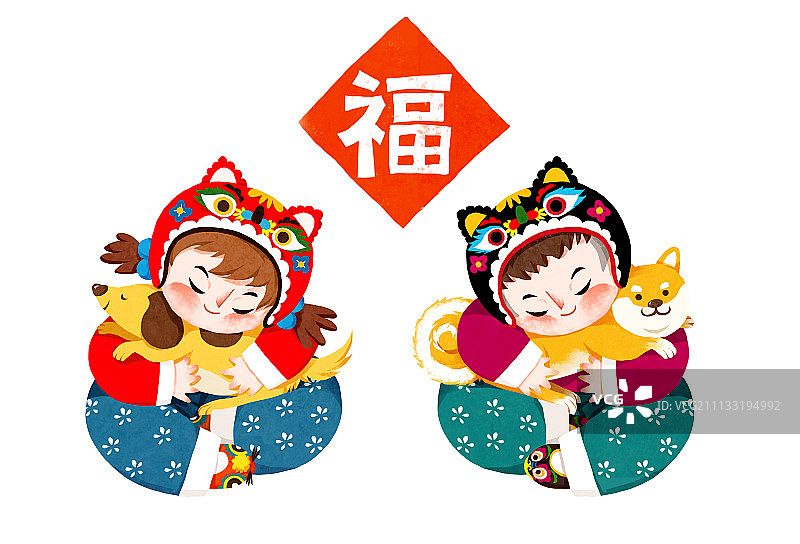 中国娃娃图片素材