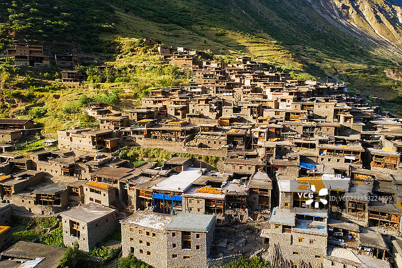 俄亚大寨图片素材