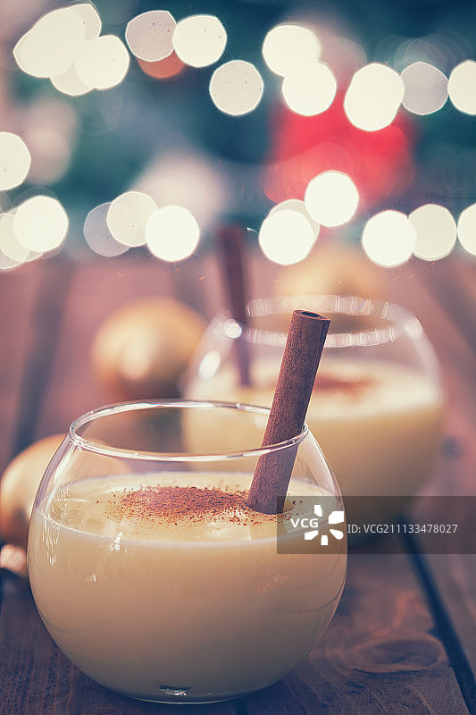 肉桂蛋奶酒图片素材