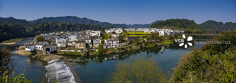 江西省婺源县汪口古村图片素材