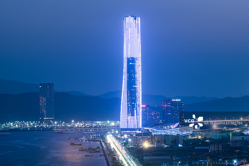 珠海中心城市风光图片素材