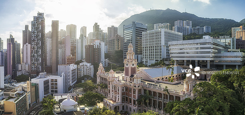 香港大学主楼高清图图片素材