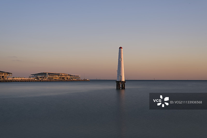 墨尔本王子港灯塔图片素材