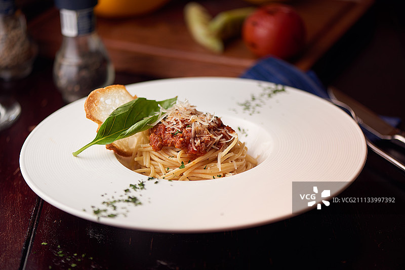 意大利肉酱面图片素材