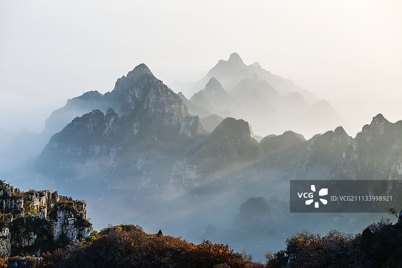 狼牙山云海图片素材