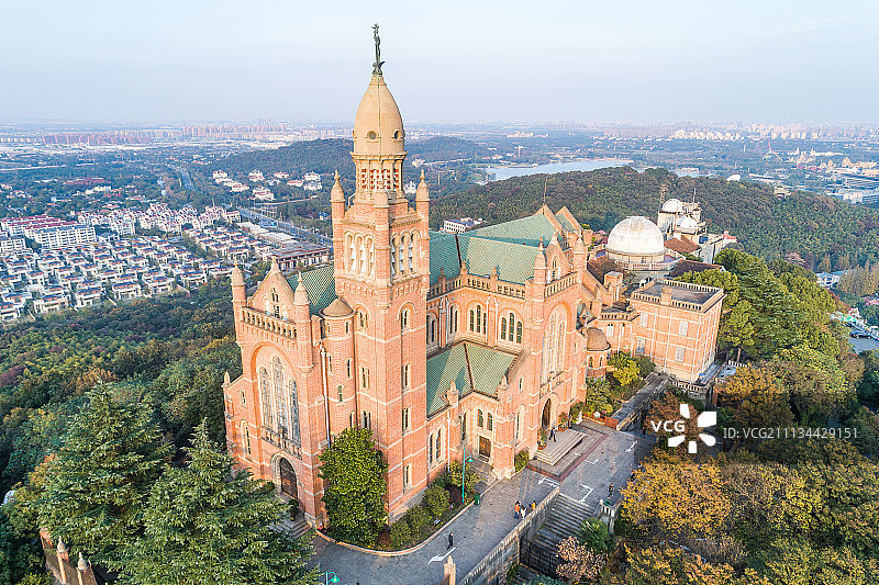 佘山教堂建筑图片素材