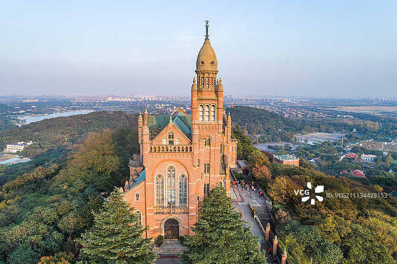 佘山教堂建筑图片素材