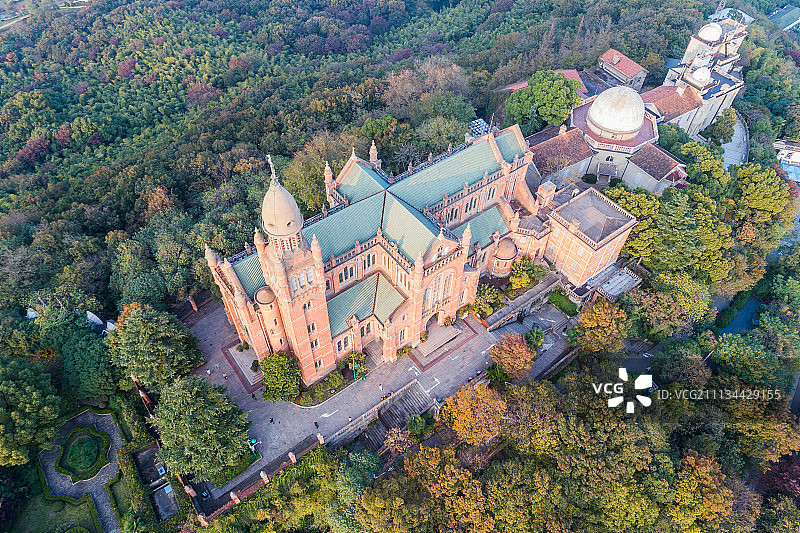 佘山教堂建筑图片素材