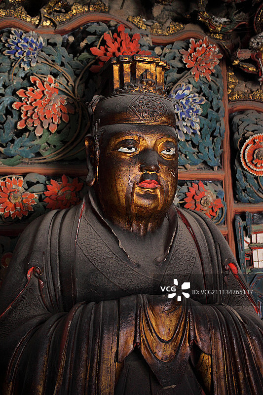 北魏木构古建筑 恒山悬空寺图片素材