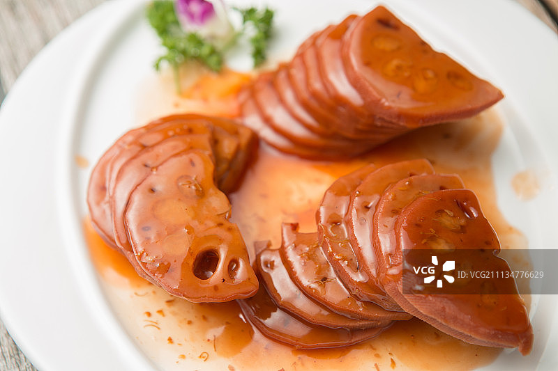 桂花糯米藕图片素材