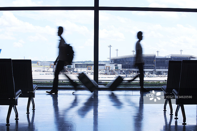 机场旅途掠影图片素材