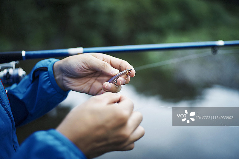 使用假饵钓鱼图片素材