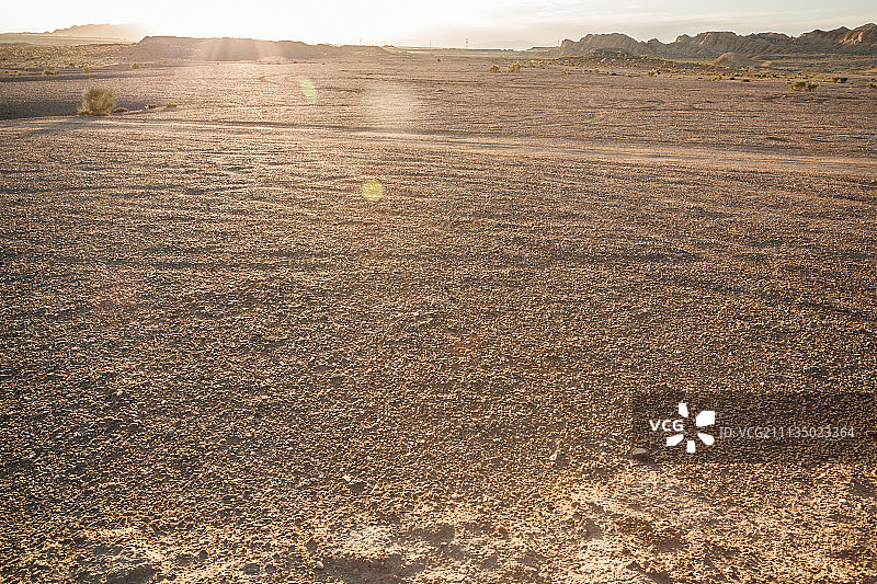 中国西部荒野道路图片素材
