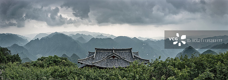 贵州省遵义娄山关景区风光图片素材