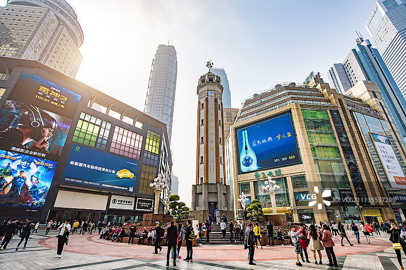 重庆解放碑图片素材