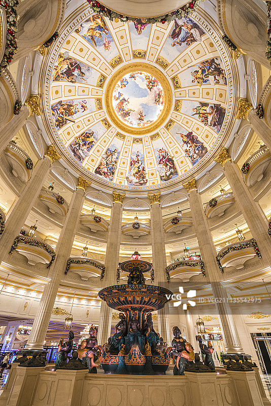 澳门巴黎人酒店内景图片素材