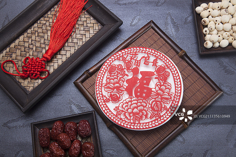 新年剪纸图片素材