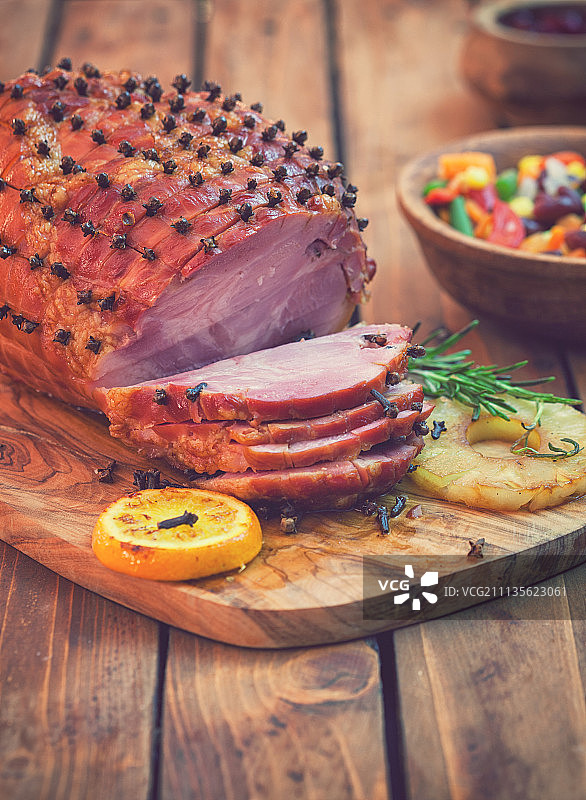 釉面节日火腿图片素材