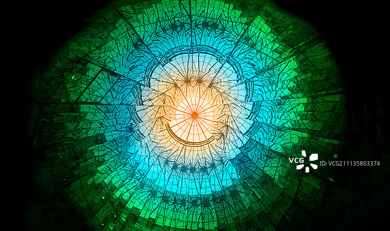 建筑彩色顶图片素材