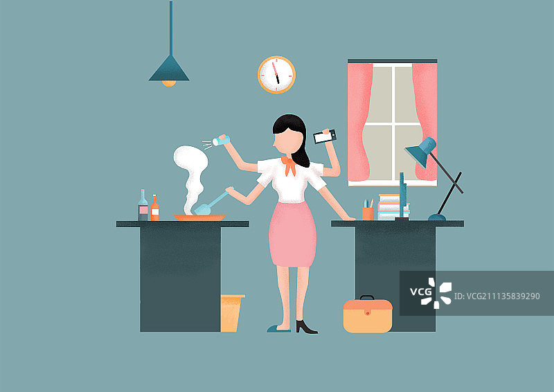 忙碌是一种态度图片素材