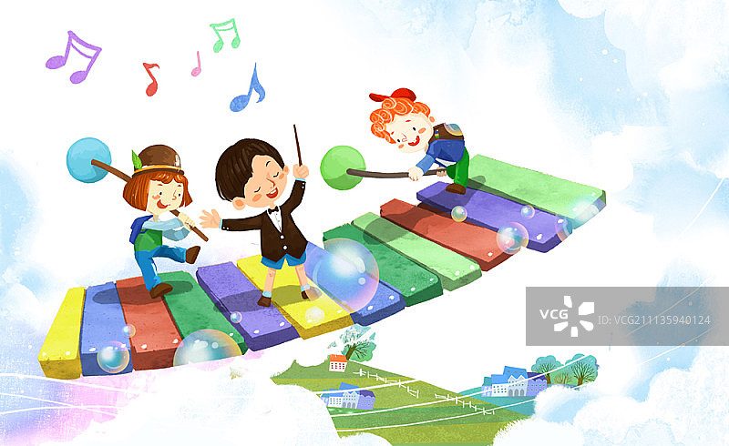 教育概念插画图片素材