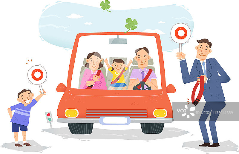 驾驶礼仪和安全规则图片素材