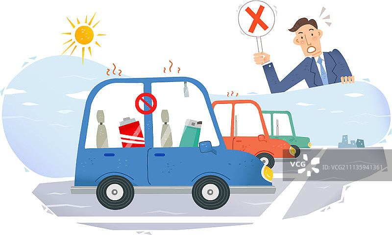 驾驶礼仪和安全规则图片素材