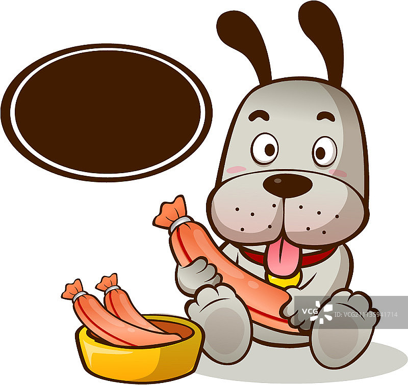 带对话气泡的动物角色图片素材