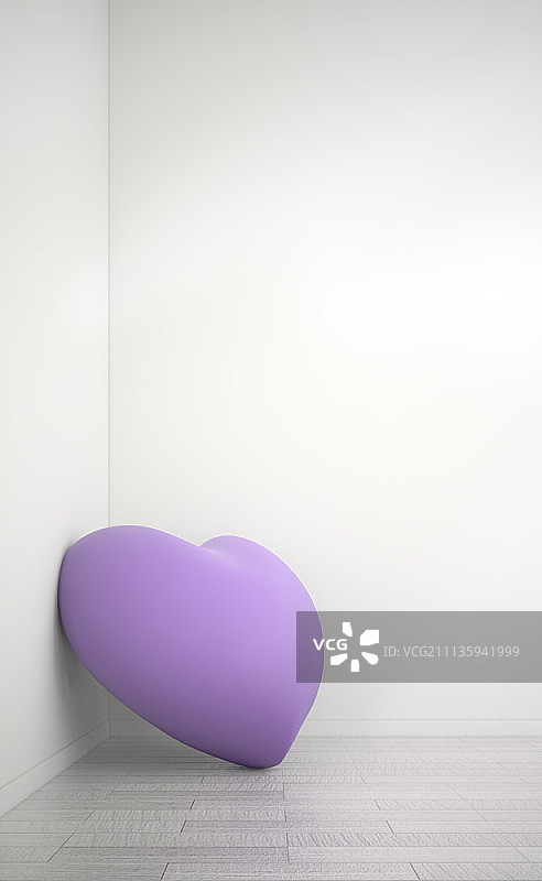 3D渲染心形图片素材