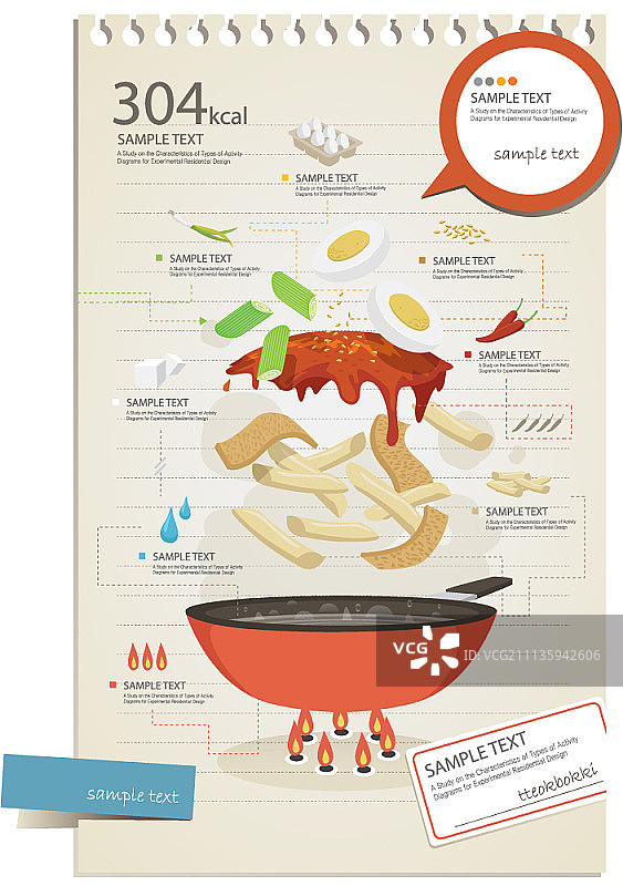 食谱信息图图片素材