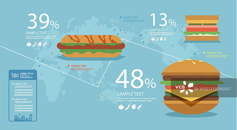 食谱信息图图片素材