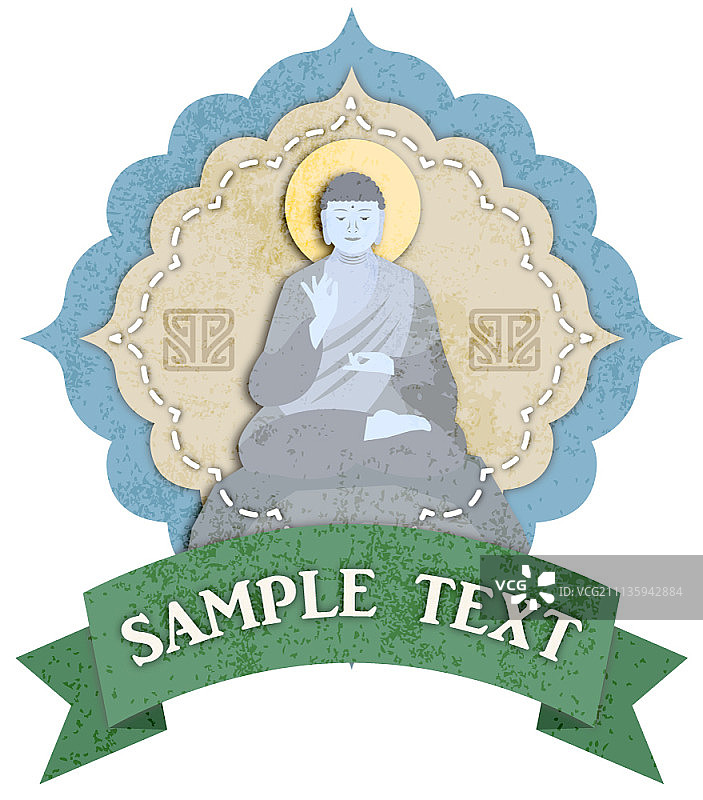 复古风格标签设计图片素材