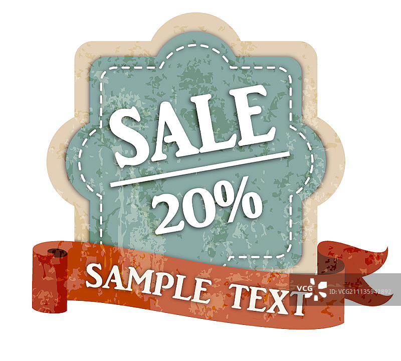 复古风格标签设计图片素材