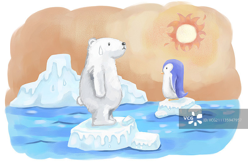 自然灾害概念插画图片素材