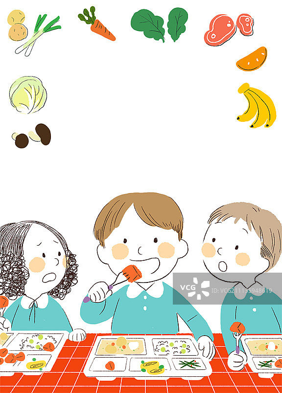 幼儿园儿童插画图片素材