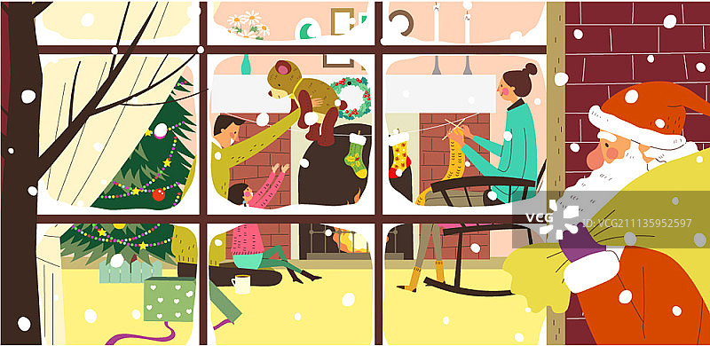 冬季矢量插画图片素材